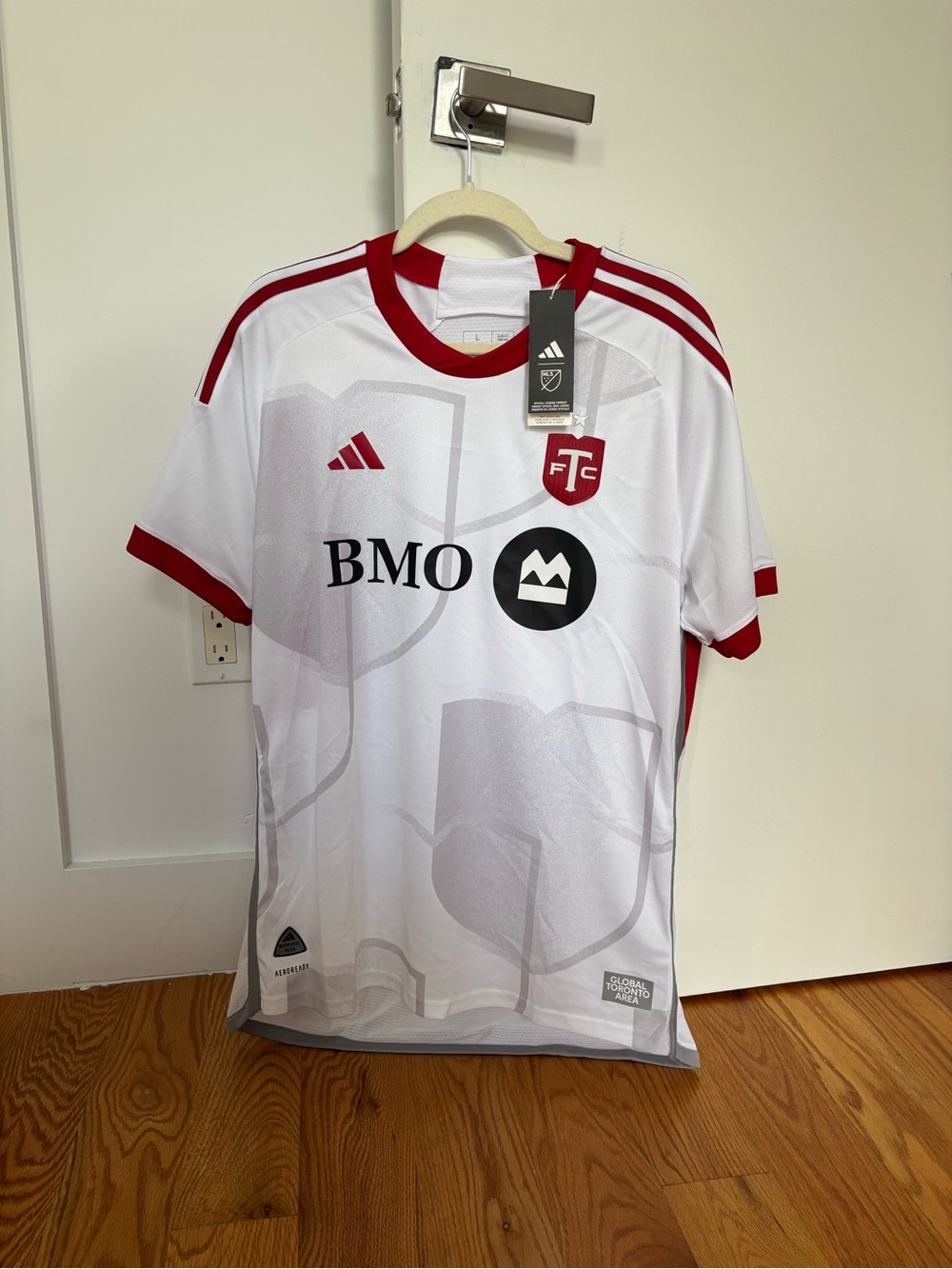 adidas Men’s Toronto FC Soccer Jersey - White & Red
